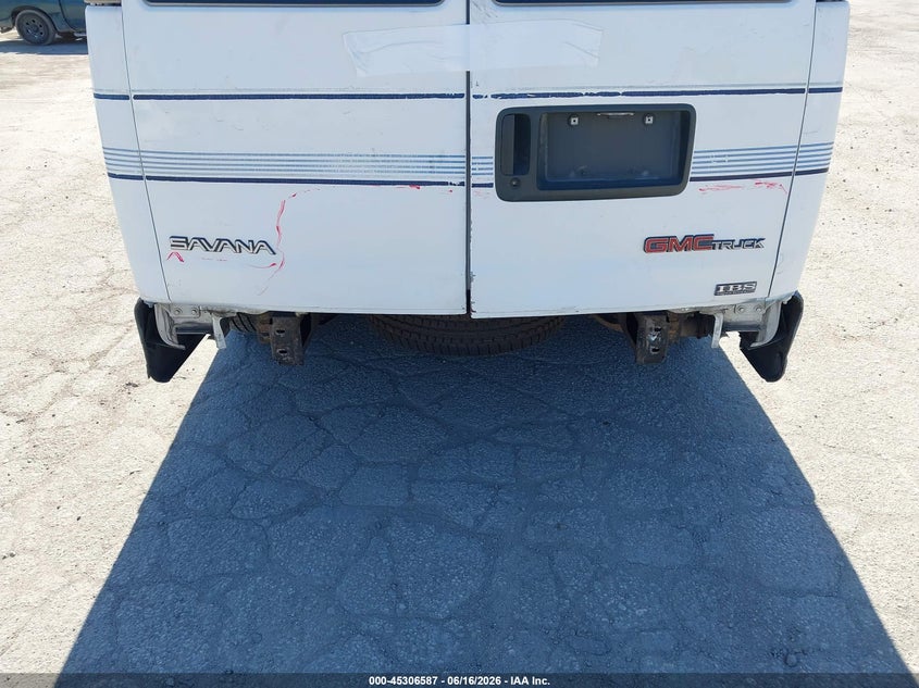 1996 GMC Savana Rv G1500 VIN: 1GDFG15R9T1011639 Lot: 45306587