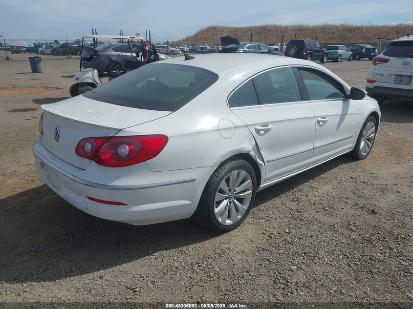 Vin: wvwmp7an2ce536522, lot: 45804456, volkswagen cc sport 20124