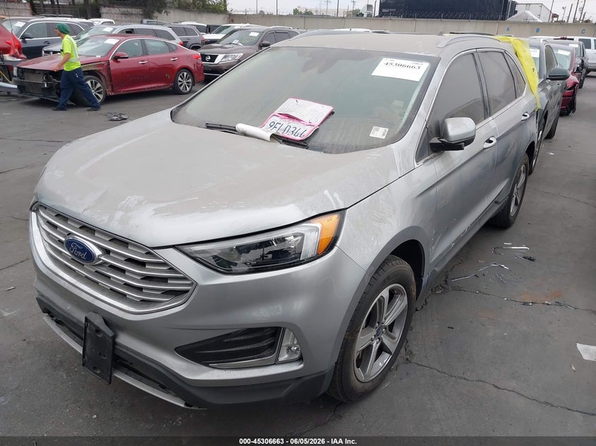 Vin: 2fmpk4j92nbb08540, lot: 45804526, ford edge sel 20222