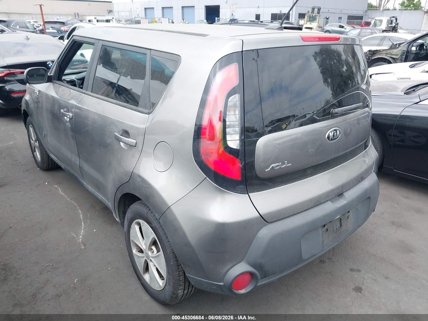 2016 KIA SOUL HATCHBACK 1.6L I-4 DI, DOHC, VVT, 130HP