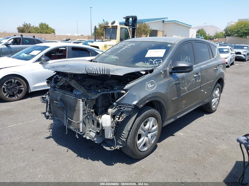 Vin: jtmzfrev9fd062366, lot: 45804557, toyota rav4 le 20152