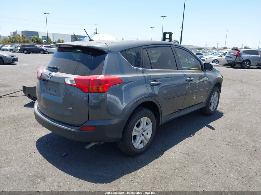 Vin: jtmzfrev9fd062366, lot: 45804557, toyota rav4 le 20154