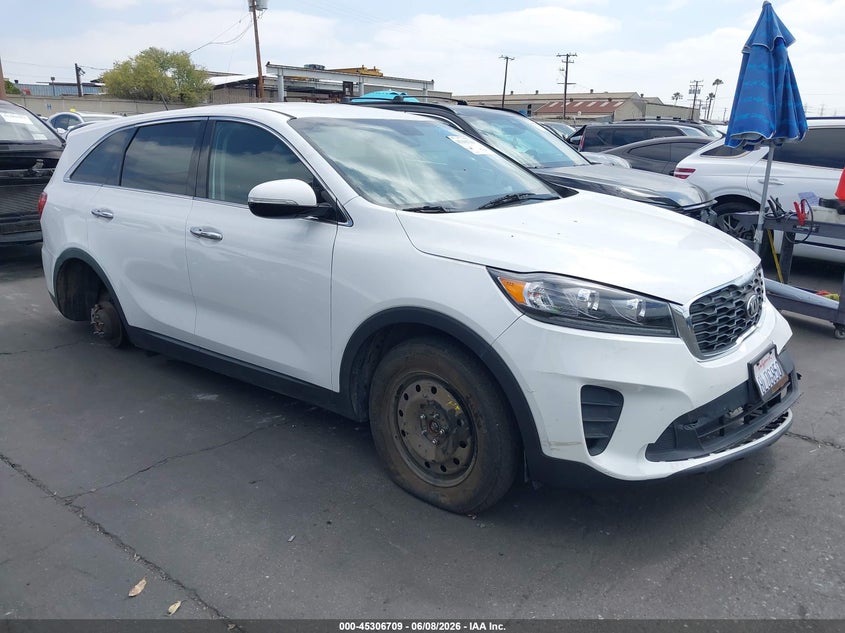 Vin: 5xypg4a37kg536435, lot: 45804572, kia sorento 2.4l lx 2019 img_1