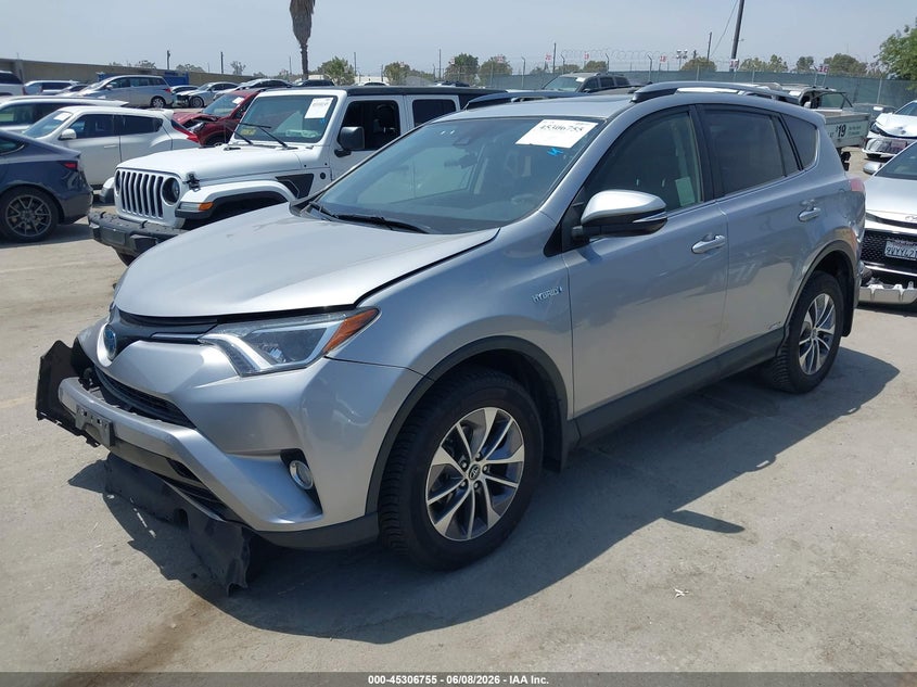 Vin: jtmrjrev3jd225133, lot: 45804618, toyota rav4 hybrid xle 20182