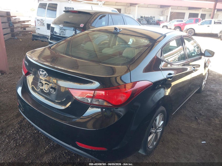 Vin: 5npdh4ae5gh774656, lot: 45804628, hyundai elantra se 20164