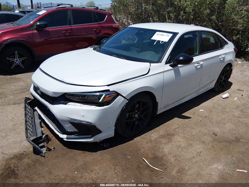 2022 HONDA CIVIC 2.0L I-4 DI, DOHC, V(VIN: 2HGFE2F57NH610511