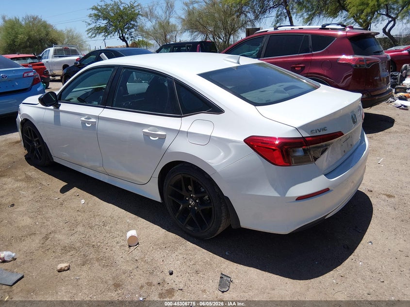 2022 HONDA CIVIC 2.0L I-4 DI, DOHC, V(VIN: 2HGFE2F57NH610511