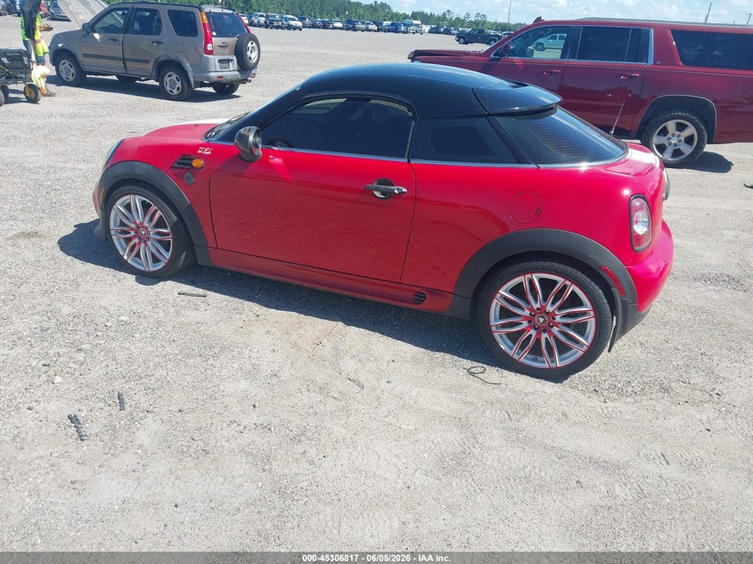 Vin: wmwsx1c57dt507190, lot: 45804680, mini coupe cooper 20133