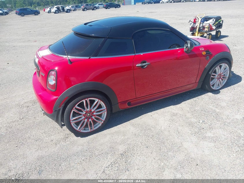 Vin: wmwsx1c57dt507190, lot: 45804680, mini coupe cooper 20134