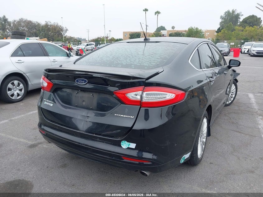 Vin: 3fa6p0su7er122115, lot: 45804697, ford fusion energi titanium 20144