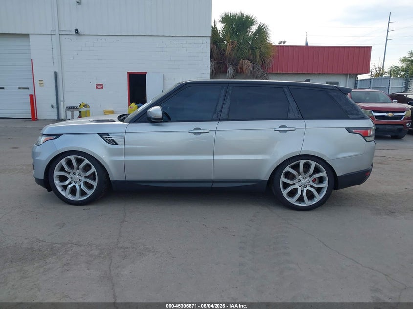 2016 Land Rover Range Rover Sport 3.0L V6 Turbocharged Diesel Hse Td6 VIN: SALWR2KF1GA550527 Lot: 45306871