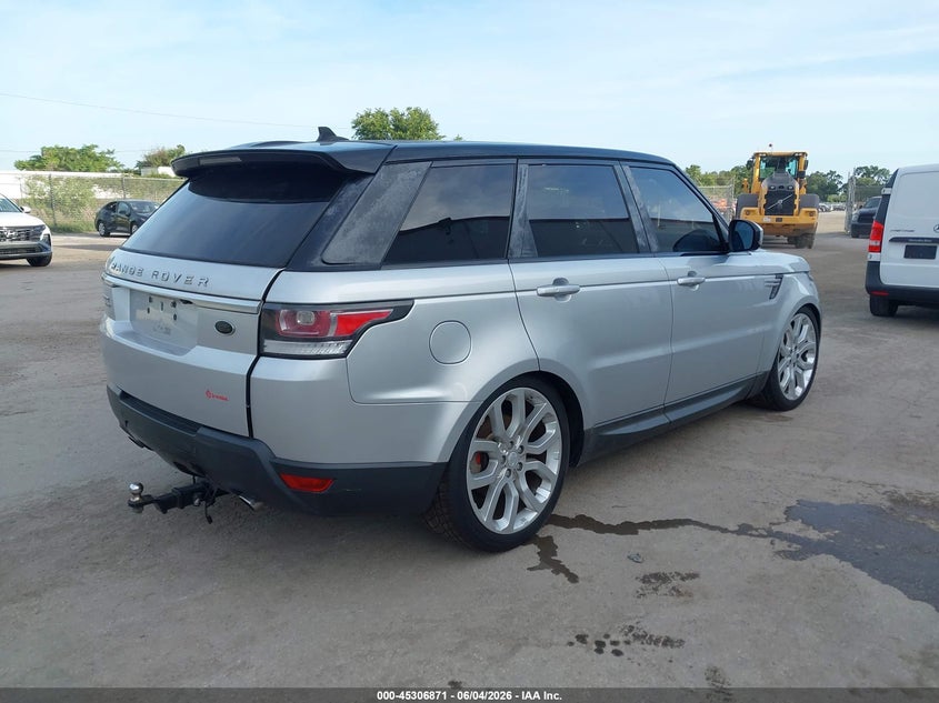Vin: salwr2kf1ga550527, lot: 45804734, land rover range rover sport 3.0l v6 turbocharged diesel hse td6 20164