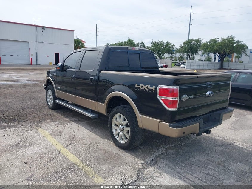 Vin: 1ftfw1et3ckd41841, lot: 45804744, ford f-150 king ranch 20123