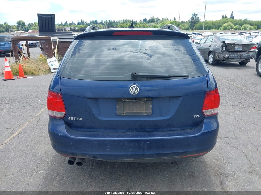 2011 Volkswagen Jetta Sportwagen 2.0L Tdi VIN: 3VWPL7AJ7BM662497 Lot: 45306895