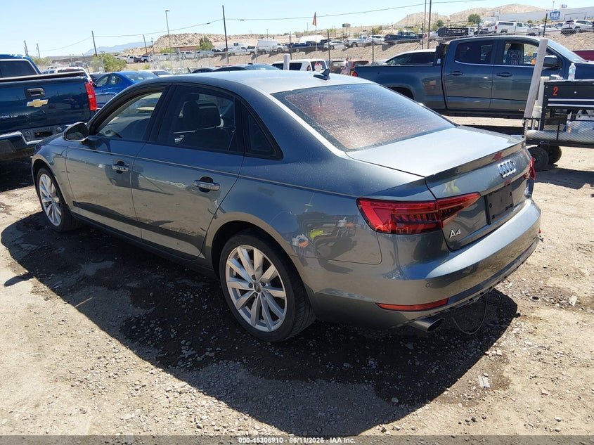 Vin: wauanaf45hn009665, lot: 45804773, audi a4 premium 20173