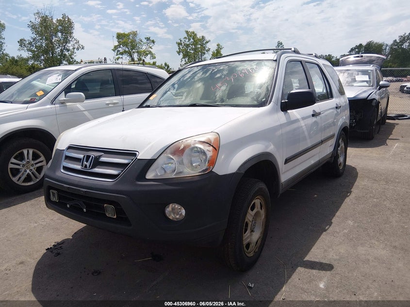 2005 Honda Cr-V Lx JHLRD78595C042695 photo 1