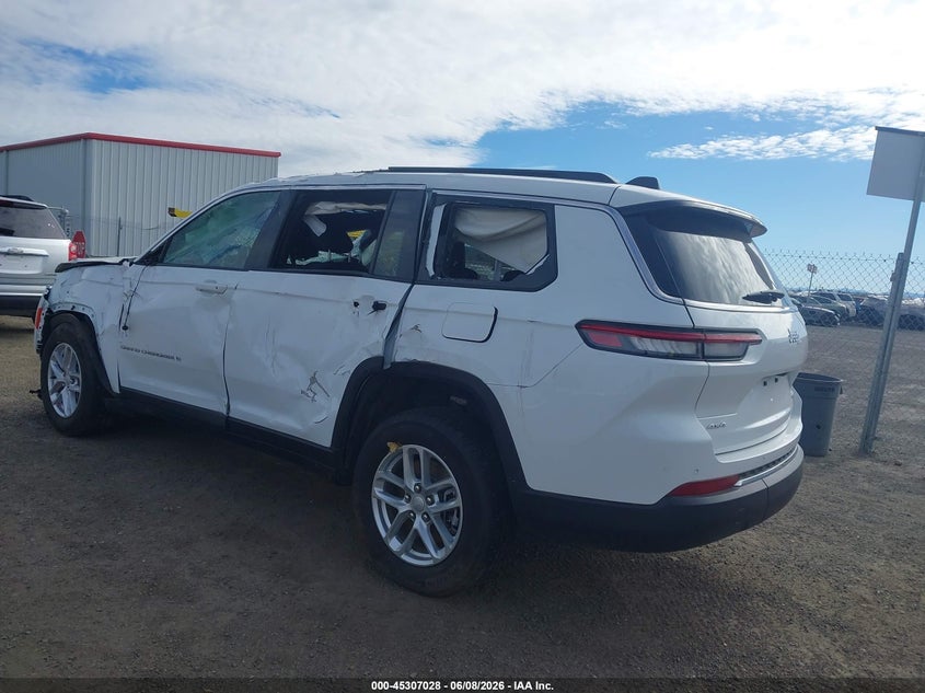 Vin: 1c4rjkag0s8739465, lot: 45804891, jeep grand cherokee l laredo x 4x4 20253
