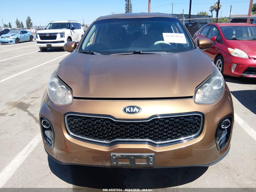 2017 Kia Sportage Lx VIN: KNDPMCAC1H7203186 Lot: 45307034