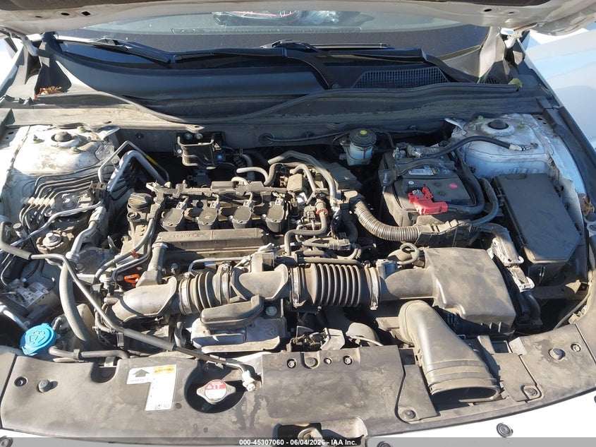 2021 Honda Accord Lx VIN: 1HGCV1F10MA077893 Lot: 45307060