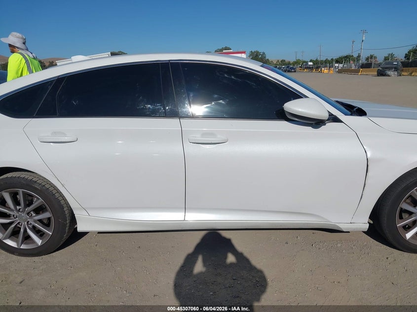 2021 Honda Accord Lx VIN: 1HGCV1F10MA077893 Lot: 45307060