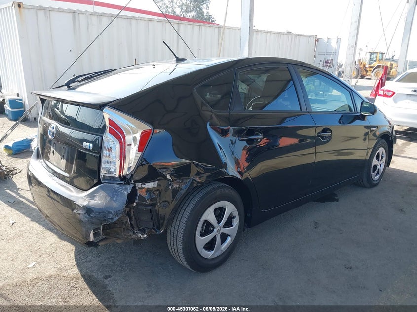 Vin: jtdkn3du1f1958463, lot: 45804925, toyota prius three 20154