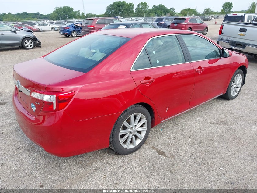 Vin: 4t4bf1fk1cr248908, lot: 45804981, toyota camry xle 20124