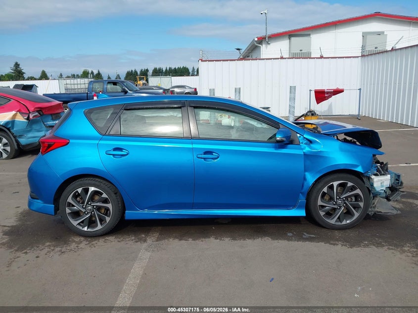 TOYOTA COROLLA IM 2017 VIN JTNKARJE8HJ550634