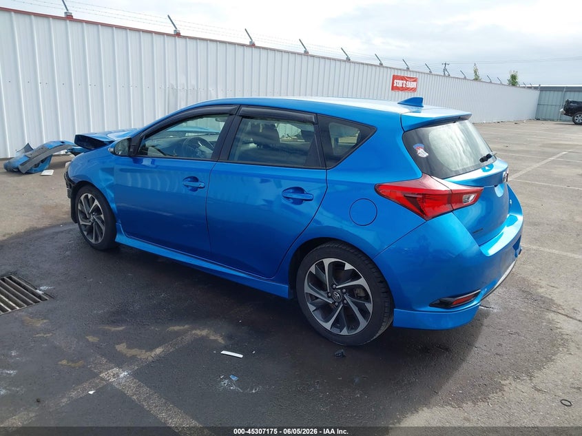 Vin: jtnkarje8hj550634, lot: 45805060, toyota corolla im 20173