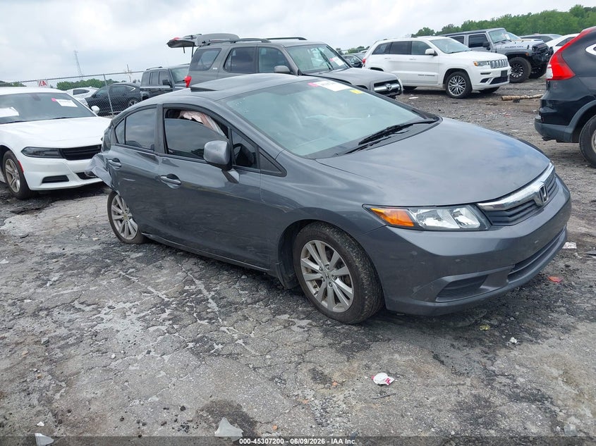 Vin: 19xfb2f88ce033577, lot: 45805085, honda civic ex 2012 img_1