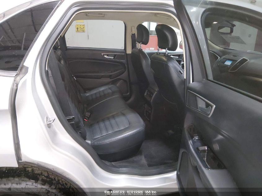 Vin: 2fmtk4j85fbb92988, lot: 45805255, ford edge sel 20154