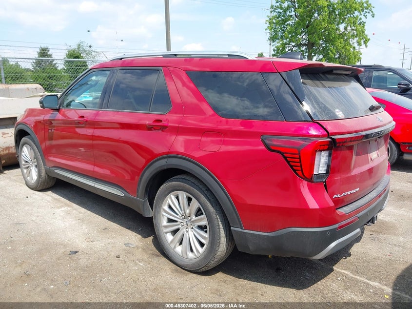 Vin: 1fmuk8hh5sga70989, lot: 45805287, ford explorer platinum 20253