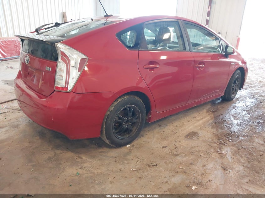 2013 TOYOTA PRIUS HATCHBACK 1.8L I-4 DOHC, VVT, 98HP