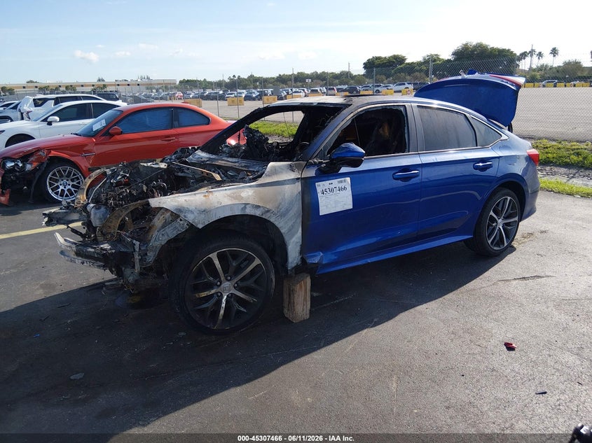 2022 Honda Civic Touring 2HGFE1F99NH308375 photo 1