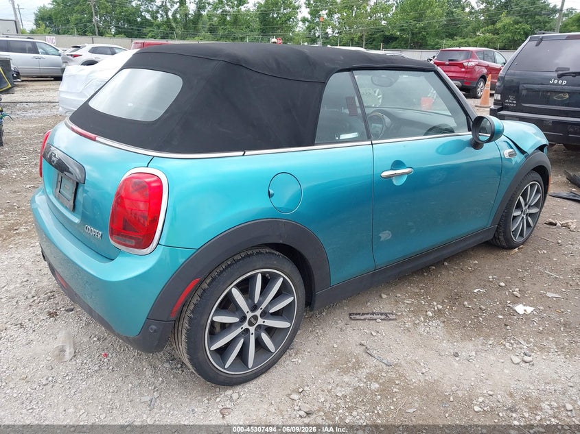 Vin: wmwwg5c53k3f79075, lot: 45805379, mini convertible cooper 20194