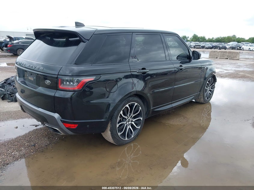 Vin: salwr2suxma758755, lot: 45805397, land rover range rover sport hse silver edition mhev 20214