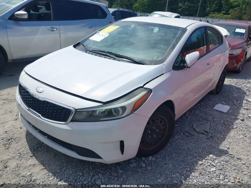 Vin: 3kpfl4a77je215761, lot: 45805409, kia forte lx 20182