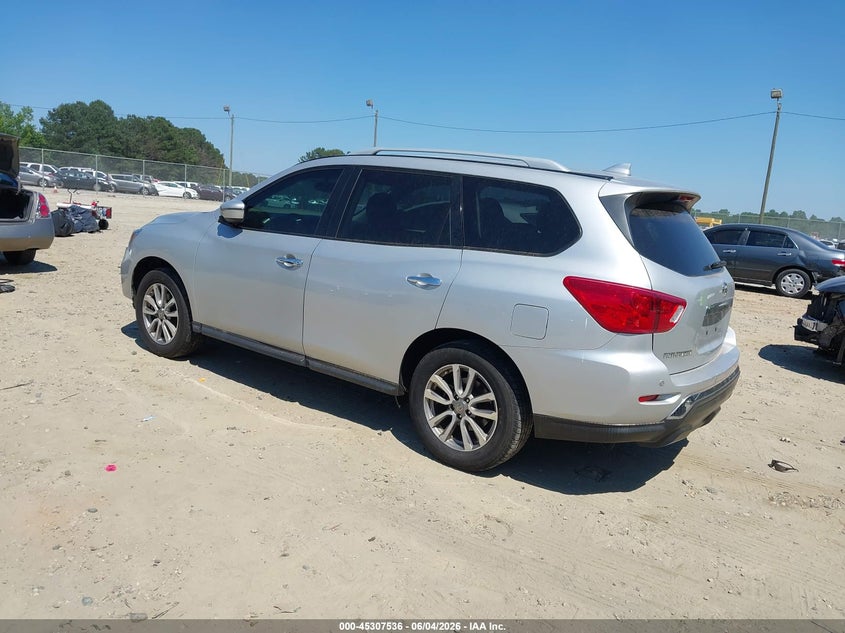 Vin: 5n1dr2mm8kc580949, lot: 45805420, nissan pathfinder sv 20193