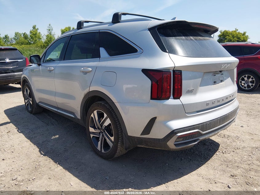 Vin: kndrmdlh6n5108363, lot: 45805423, kia sorento plug-in hybrid sx prestige 20223