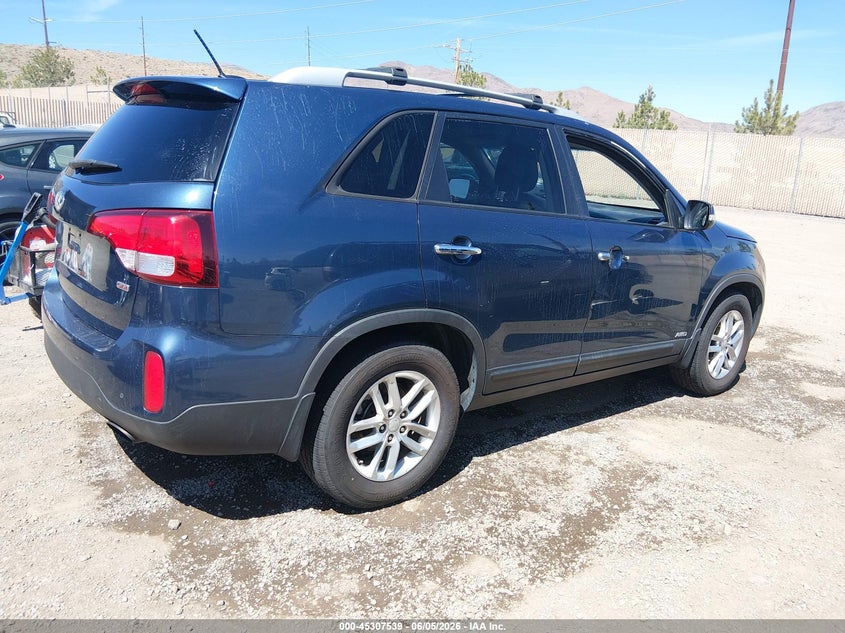 Vin: 5xyktda65eg442798, lot: 45805424, kia sorento lx 20144
