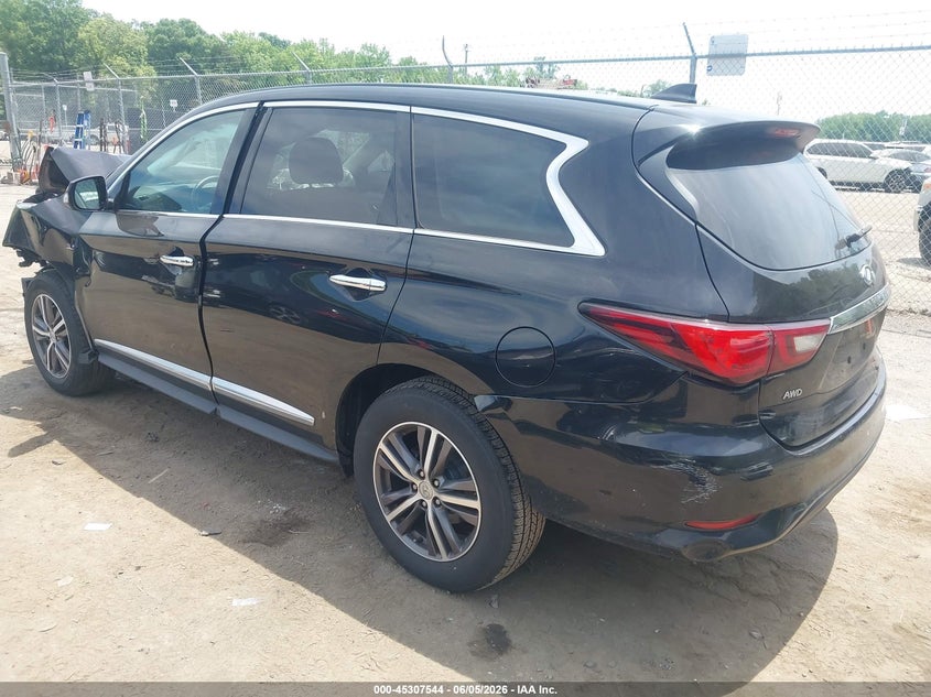 Vin: 5n1dl0mm7kc552002, lot: 45805429, infiniti qx60 pure 20193