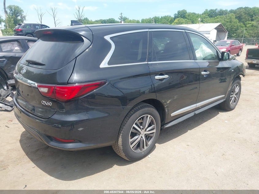 Vin: 5n1dl0mm7kc552002, lot: 45805429, infiniti qx60 pure 20194