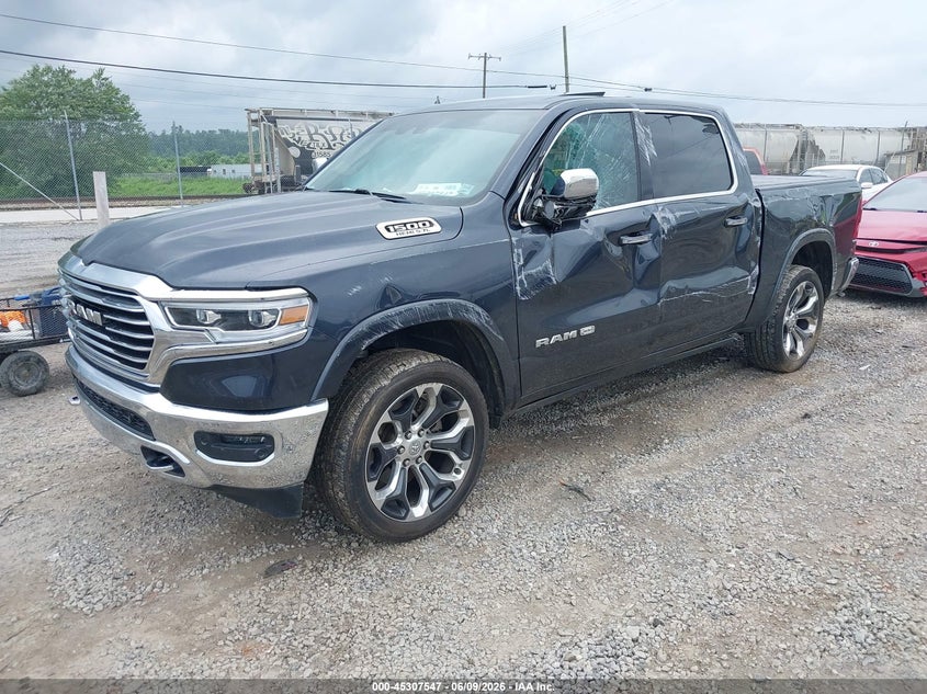 2019 Ram 1500 Longhorn  4x4 5'7 Box 1C6SRFKT8KN764782 photo 1