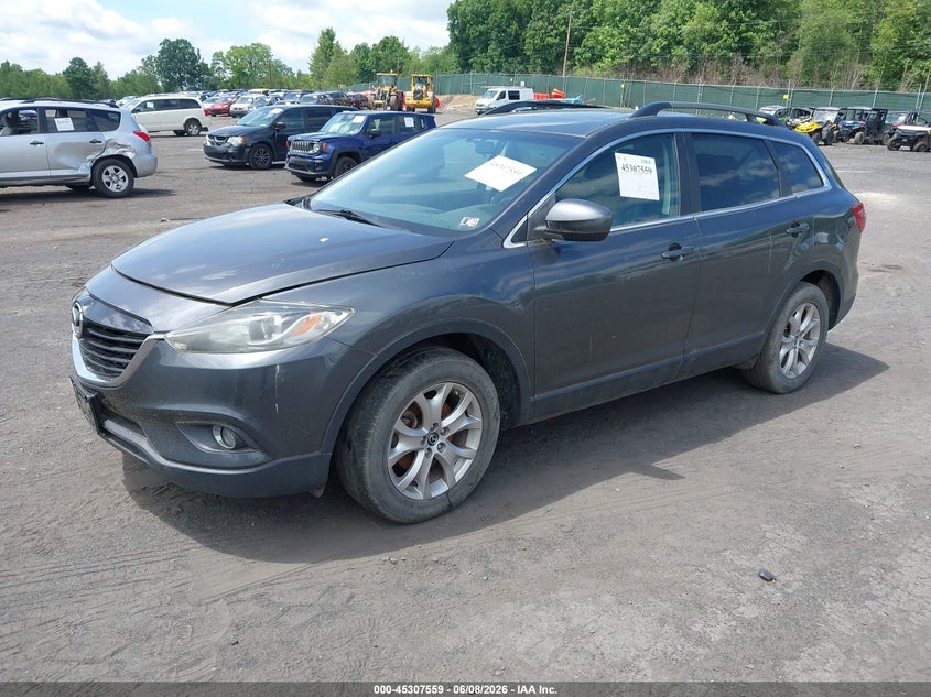 Vin: jm3tb3cv7e0429747, lot: 45805444, mazda cx-9 touring 20142
