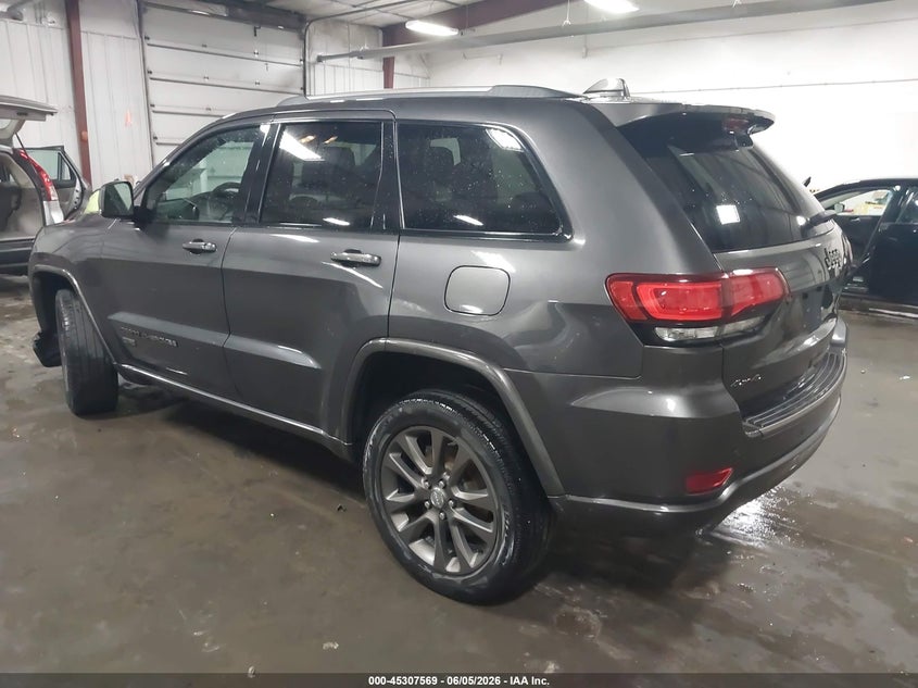 Vin: 1c4rjfbg4hc663356, lot: 45805454, jeep grand cherokee limited 75th anniversary edition 4x4 20173