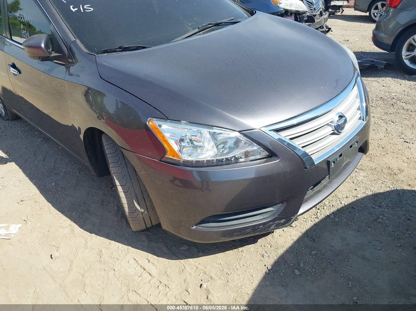 2015 Nissan Sentra Sv VIN: 3N1AB7APXFY302089 Lot: 45307610