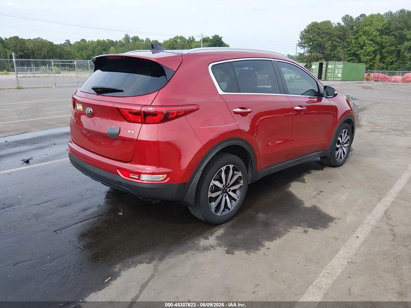 Vin: kndpn3ac2h7163469, lot: 45805508, kia sportage ex 20174