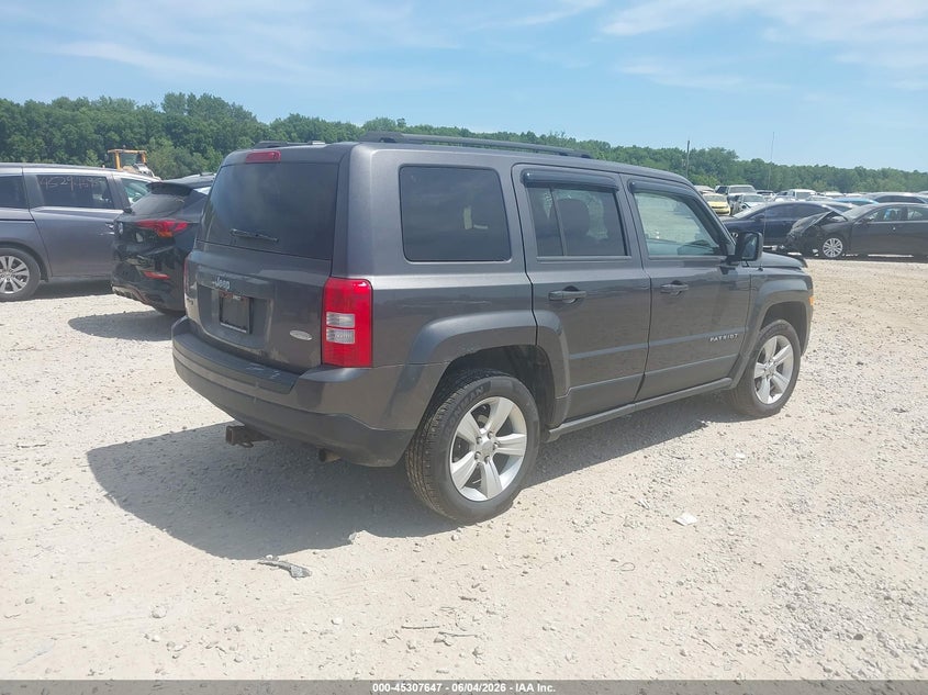 Vin: 1c4njrfb1ed762480, lot: 45805532, jeep patriot latitude 20144