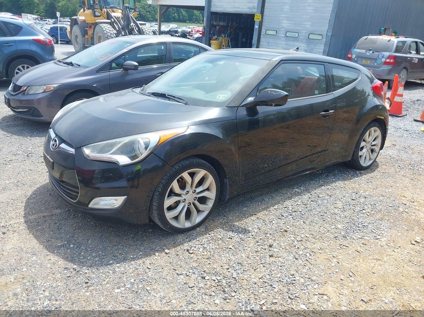 Vin: kmhtc6ad7du165644, lot: 45805573, hyundai veloster 20132