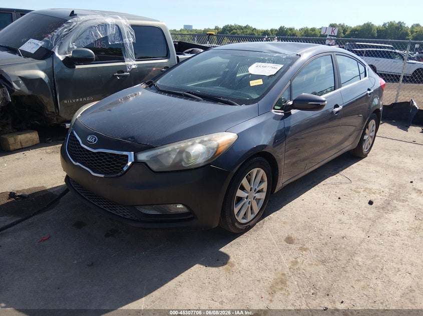 Vin: knafx4a84f5282220, lot: 45805591, kia forte ex 20152