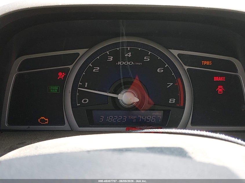 2008 Honda Civic Lx VIN: 2HGFG11618H565994 Lot: 45307707